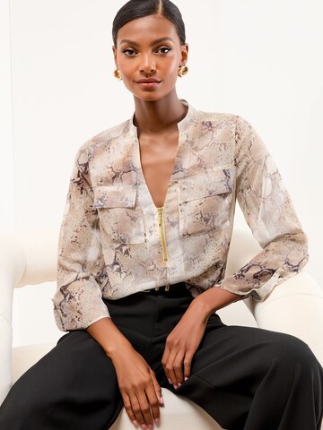 Lipsy Bluse in Beige