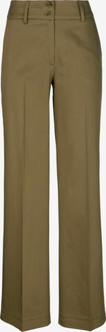 St. Emile Bootcut Hose Cotton in Grün: predná strana