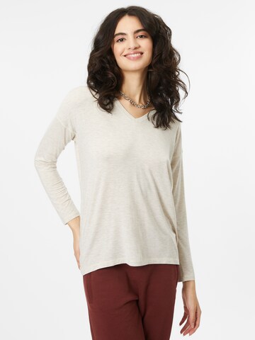 Thought Shirt 'Eliza' in Beige: predná strana