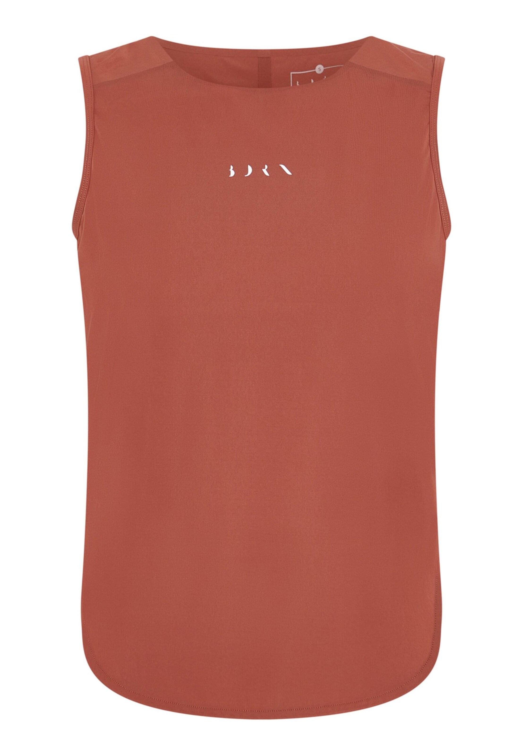 Born Living Yoga Sporttop 'Caliope' in Rood: voorkant