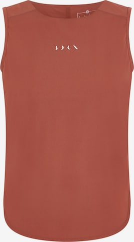 Born Living Yoga Sports Top 'Caliope' in Red: front