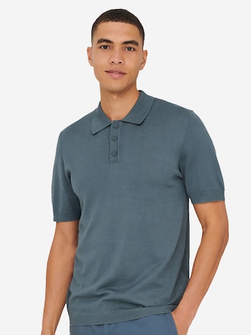 Only & Sons Shirt 'Wyler' in Blue