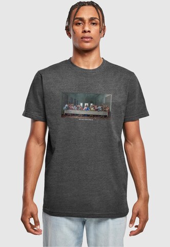 MT Men Shirt 'Can't Hang With Us' in Grijs: voorkant