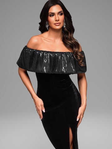 Ombre Abendkleid‌‌‌‌‌‌‌‌‌‌ in Schwarz