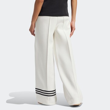 ADIDAS ORIGINALS Wide leg Trousers 'Adicolor Neuclassics' in White