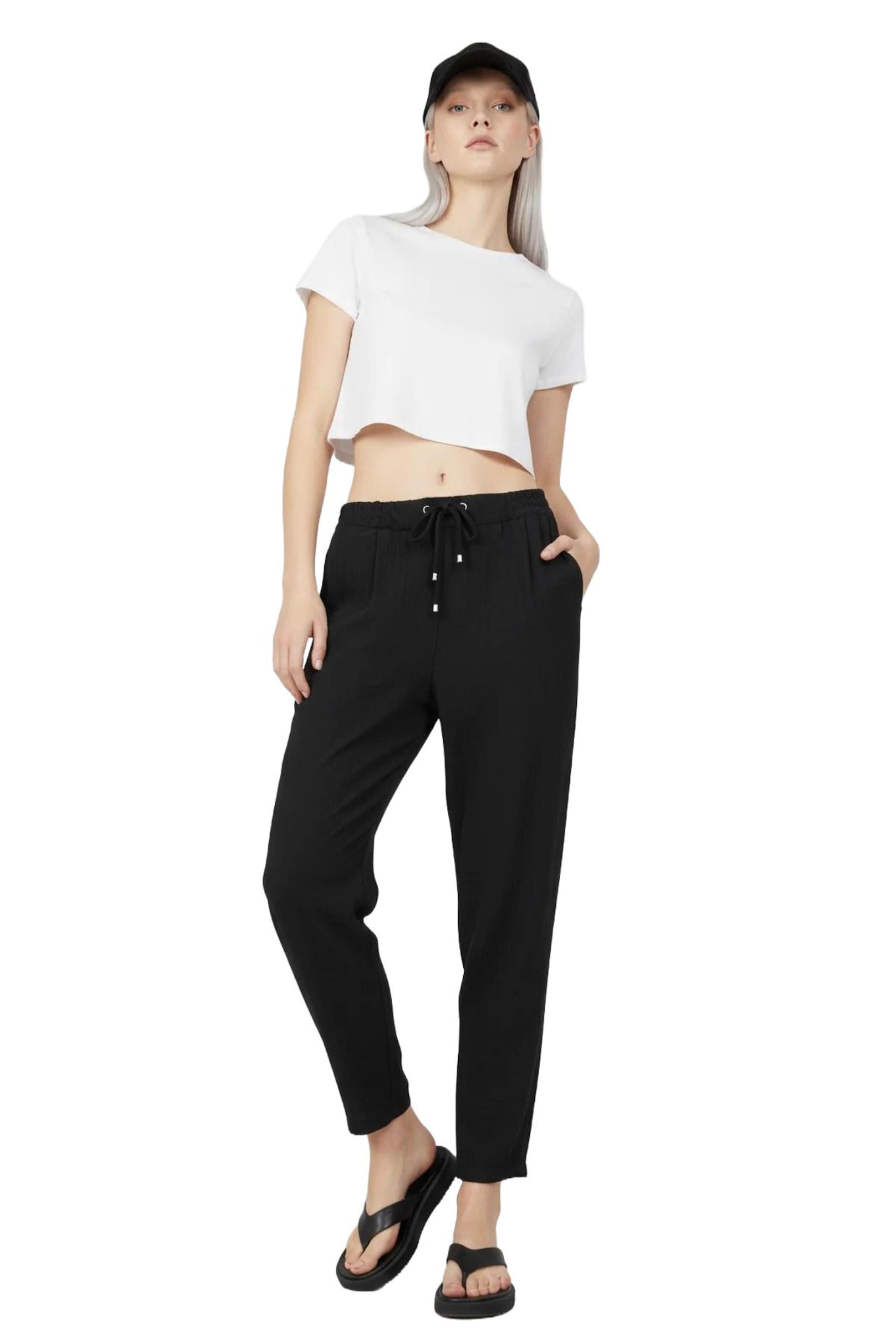 Effilé Pantalon à pince No Matter What en noir