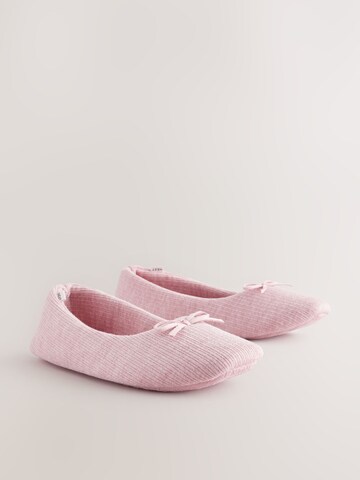 Next - Zapatillas de casa en rosa