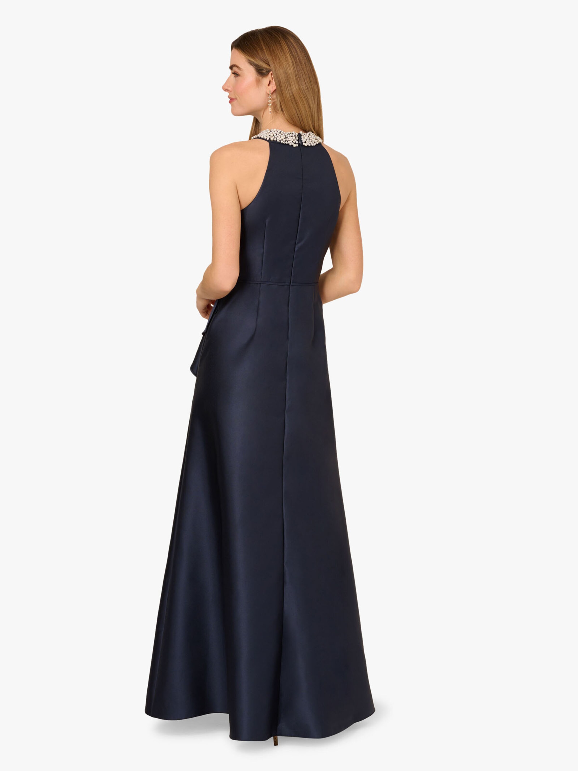 Adrianna Papell Evening dress 'Embellished Mikado Gown' in Blue