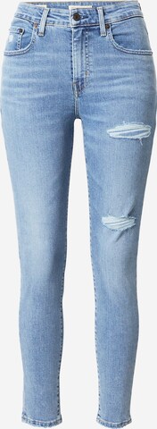 LEVI'S ® Jeans '721 High Rise Skinny' in Blauw: voorkant