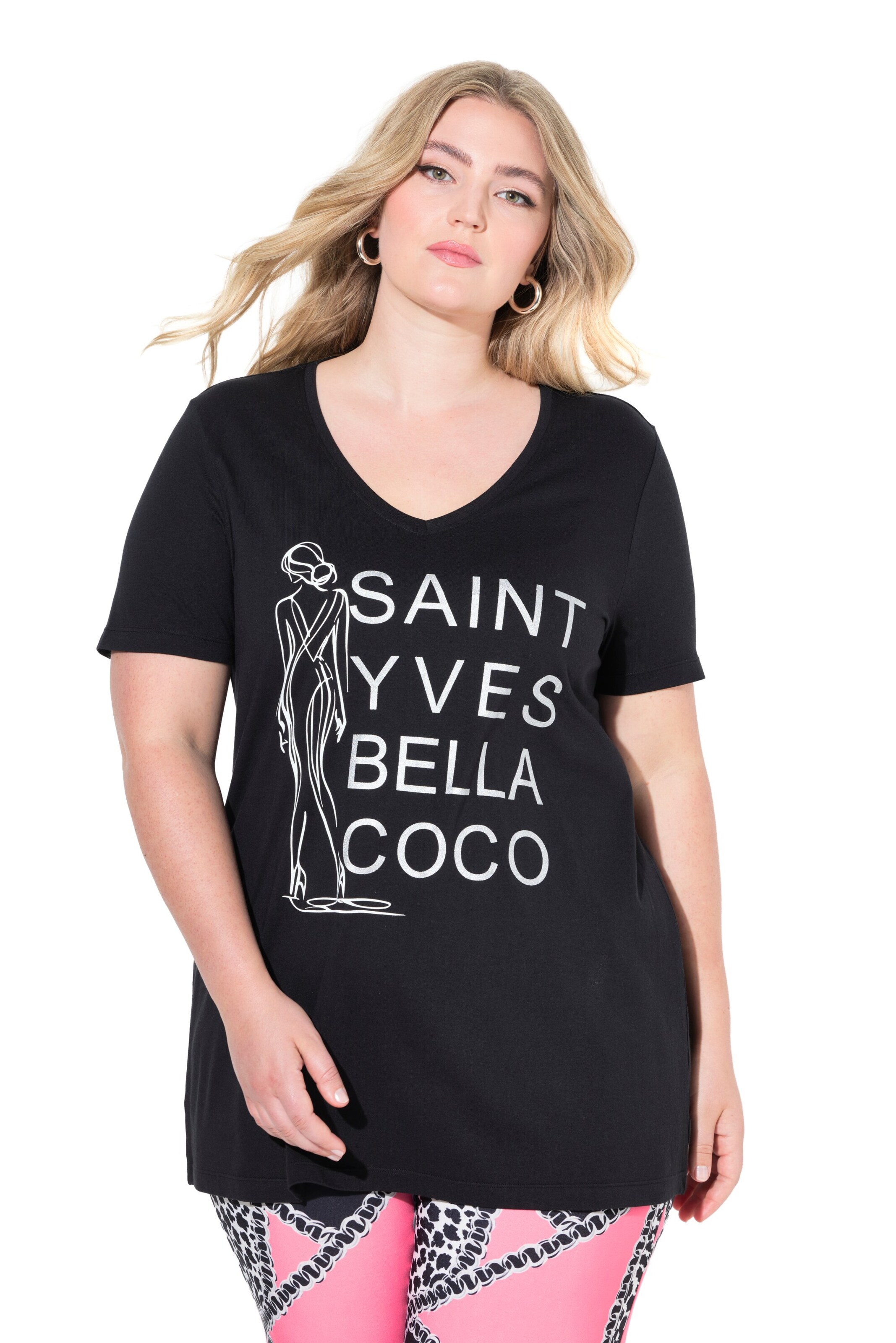 MIAMODA Shirt in Zwart: voorkant