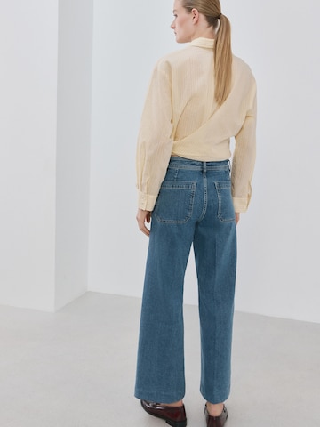 MANGO Wide leg Jeans 'JESSIE' in Blue