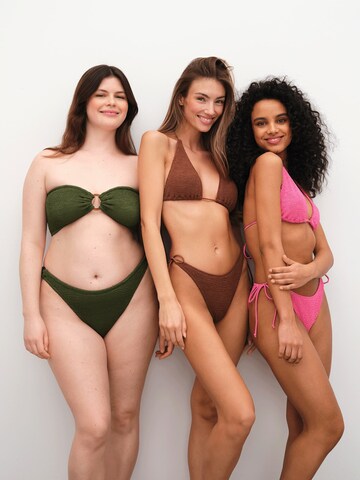 Triangolo Top per bikini 'Leyla' di RÆRE by Lorena Rae in marrone