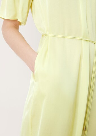 s.Oliver BLACK LABEL Sukienka w kolorze żółty