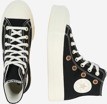 CONVERSE Korkeavartiset tennarit 'Chuck Taylor All Star Lift' värissä musta