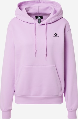 CONVERSE Sweatshirt in Purple: front