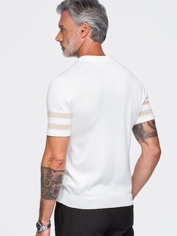 Ombre Shirt in Wit
