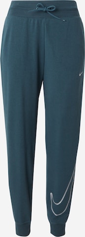 Tapered Pantaloni sport 'ONE PRO' de la NIKE pe verde: față