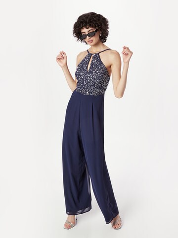 LACE & BEADS Jumpsuit 'Pam' in Blue