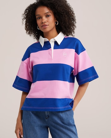 WE Fashion Футболка в Синий: спереди