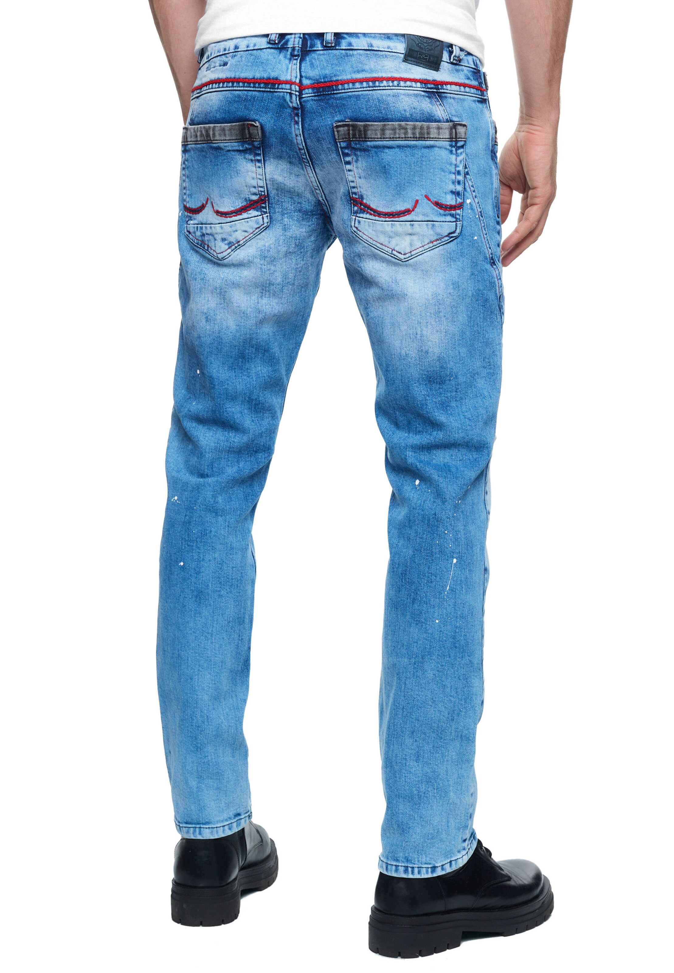 Rusty Neal Slim fit Jeans 'YOKOTE' in Blue
