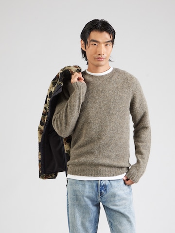 Pull-over 'Birnir' NORSE PROJECTS en beige : devant
