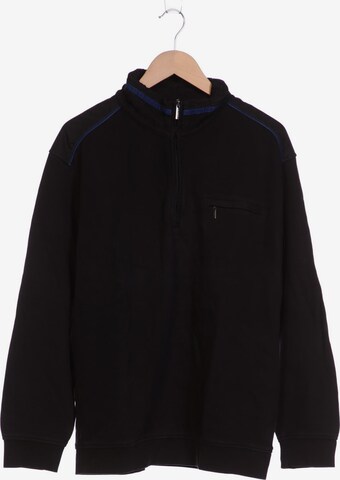 bugatti Sweatshirt & Zip-Up Hoodie in XXL in Black: front
