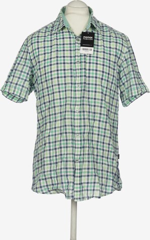BOSS Black Button Up Shirt in L in Green: front