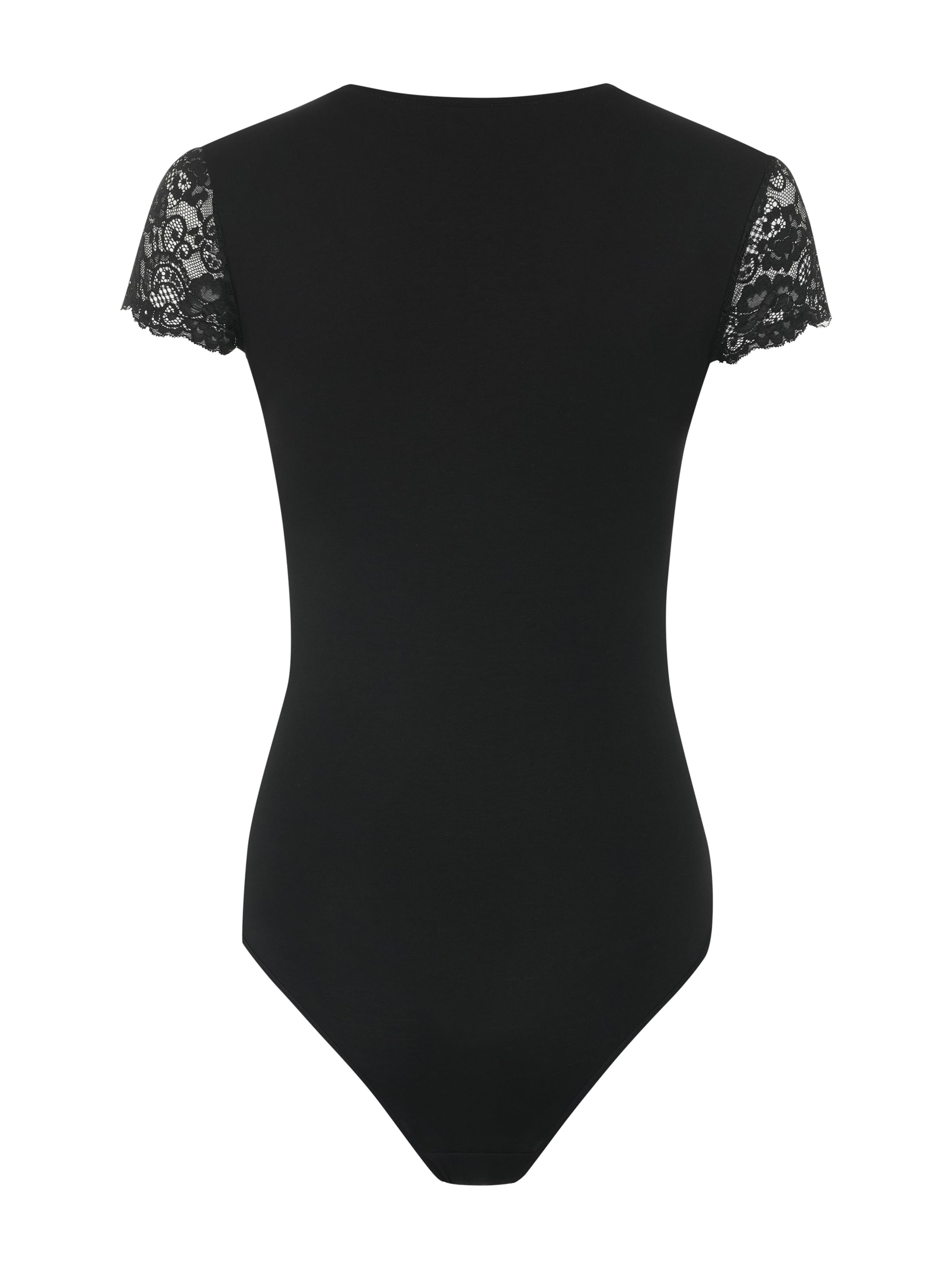 Evoni Shirt Bodysuit in Black