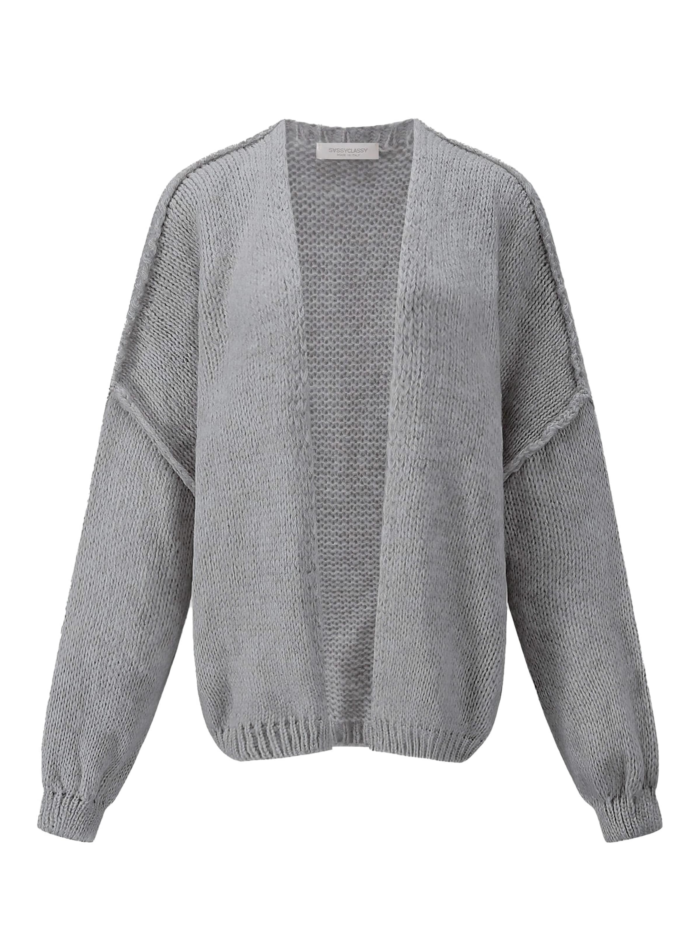 SASSYCLASSY Oversized Cardigan in Grey, Item view