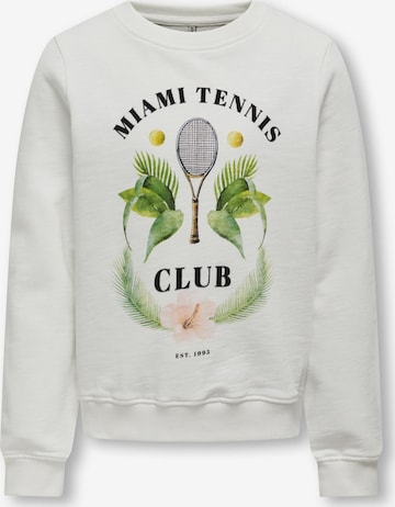 KIDS ONLY Sweatshirt in White: front