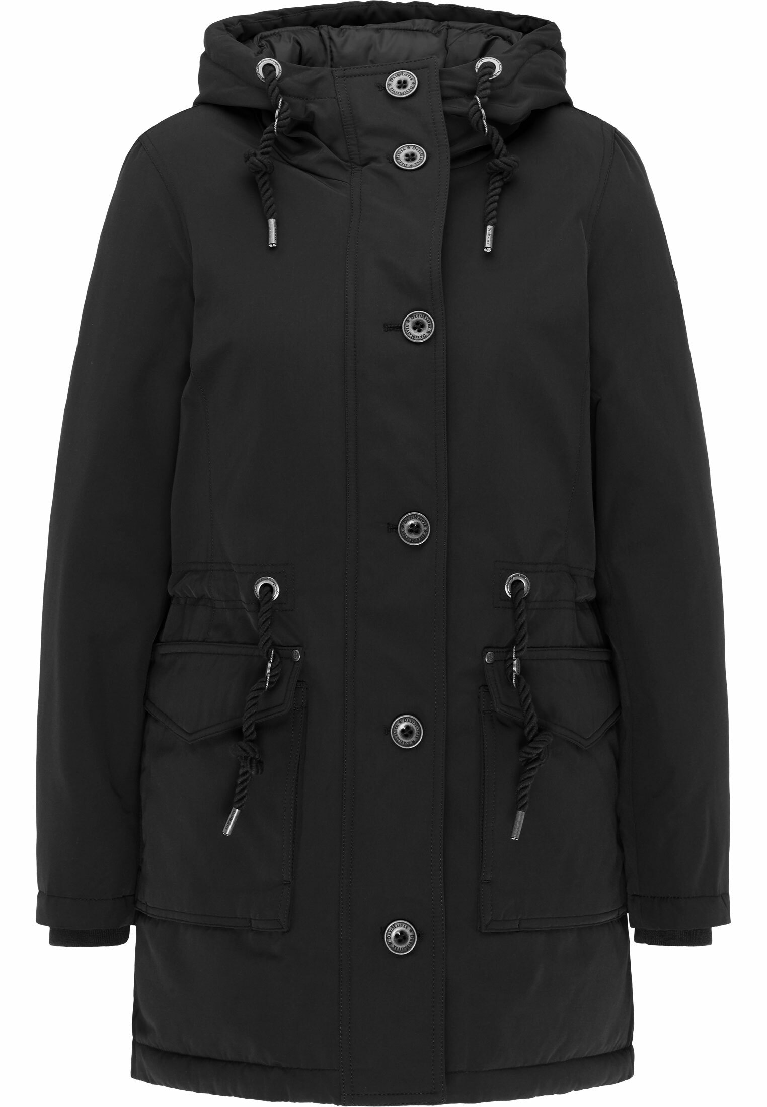 cJ32s Abbigliamento DreiMaster Vintage Parka invernale in Nero cJ32s Abbigliamento DreiMaster Vintage Parka invernale in Nero