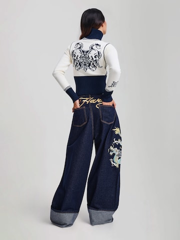 Ed Hardy - Loosefit Vaquero en azul
