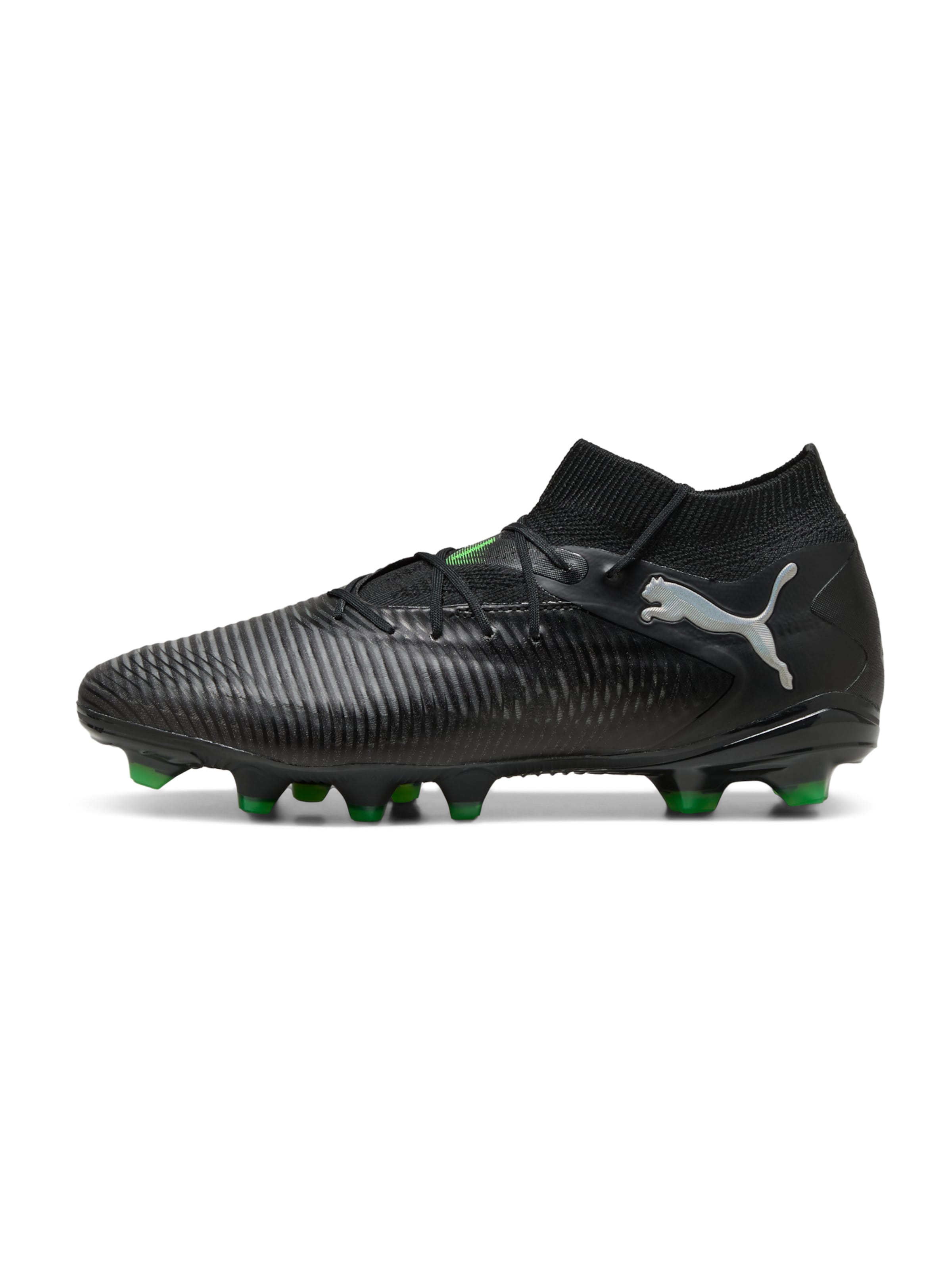 Scarpa da calcio 'Future 8 Pro' di PUMA in nero: frontale