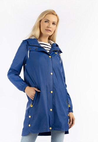 Schmuddelwedda Raincoat in Blue: front