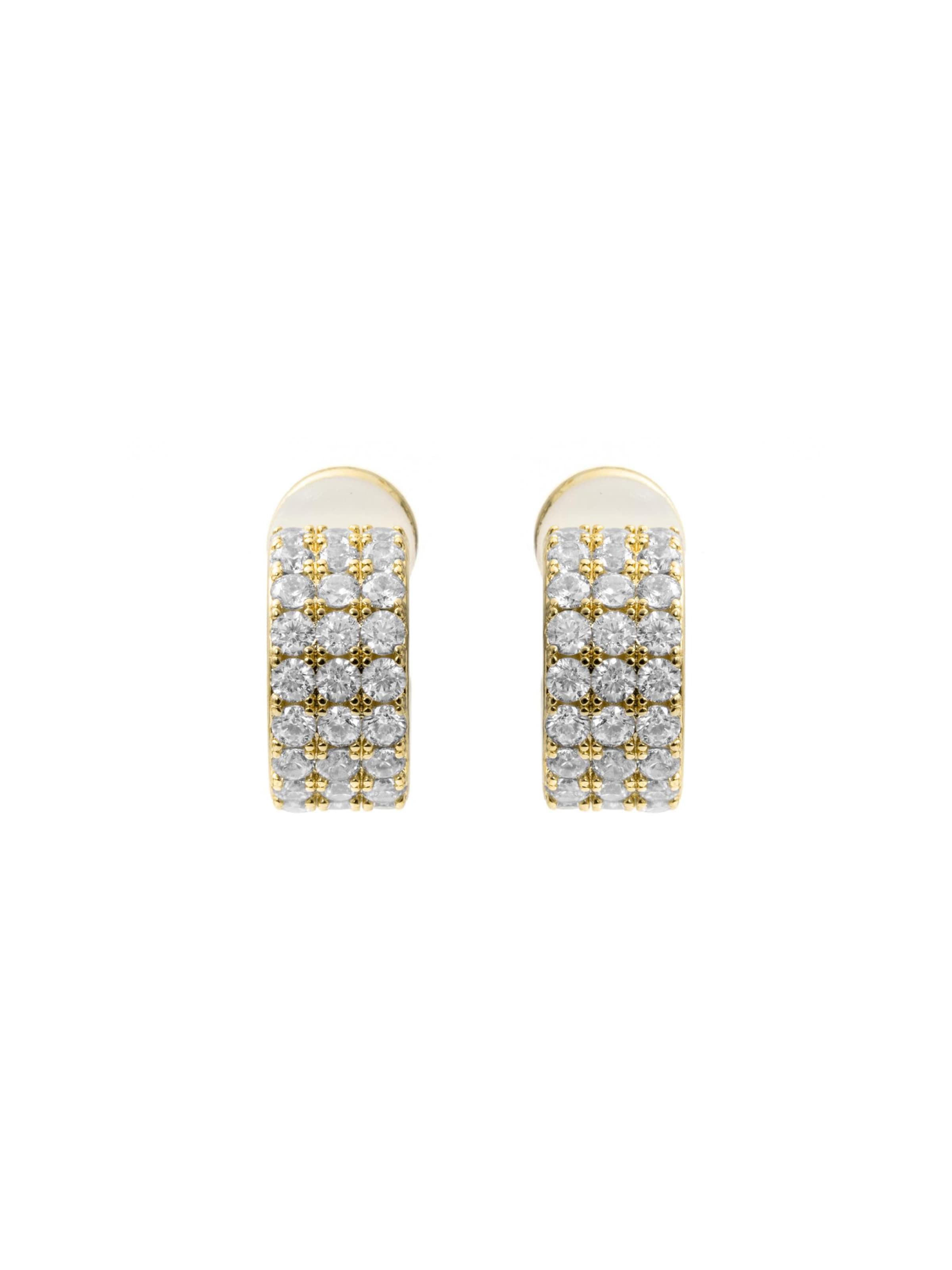 Luxenter - Brincos 'Laino' em ouro: frente