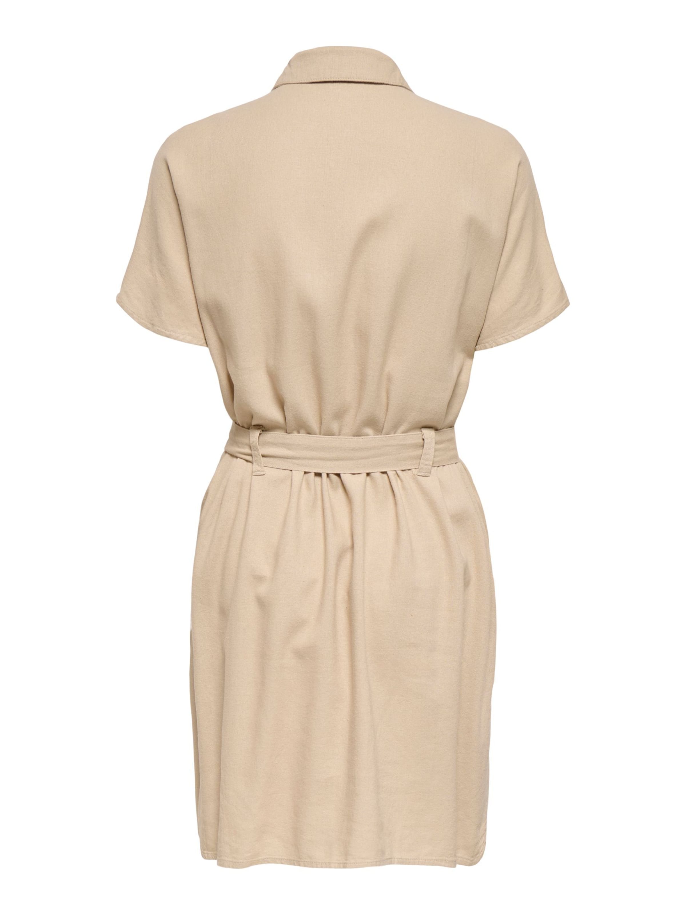 ONLY Shirt dress 'ONLGOA' in Beige