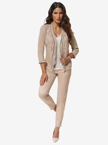 regular Pantaloni con pieghe di Ashley Brooke by heine in beige