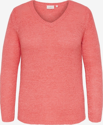 Pull-over 'CARGeena' ONLY Carmakoma en orange : devant