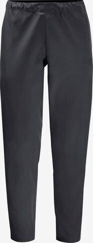 JACK WOLFSKIN Regular Workout Pants in Grey: front