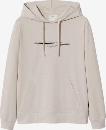 MANGO MAN Sweatshirt 'Senyh' in Beige: predná strana