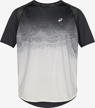 ASICS Tehnička sportska majica 'ROAD FADE' u crna / bijela, Pregled proizvoda