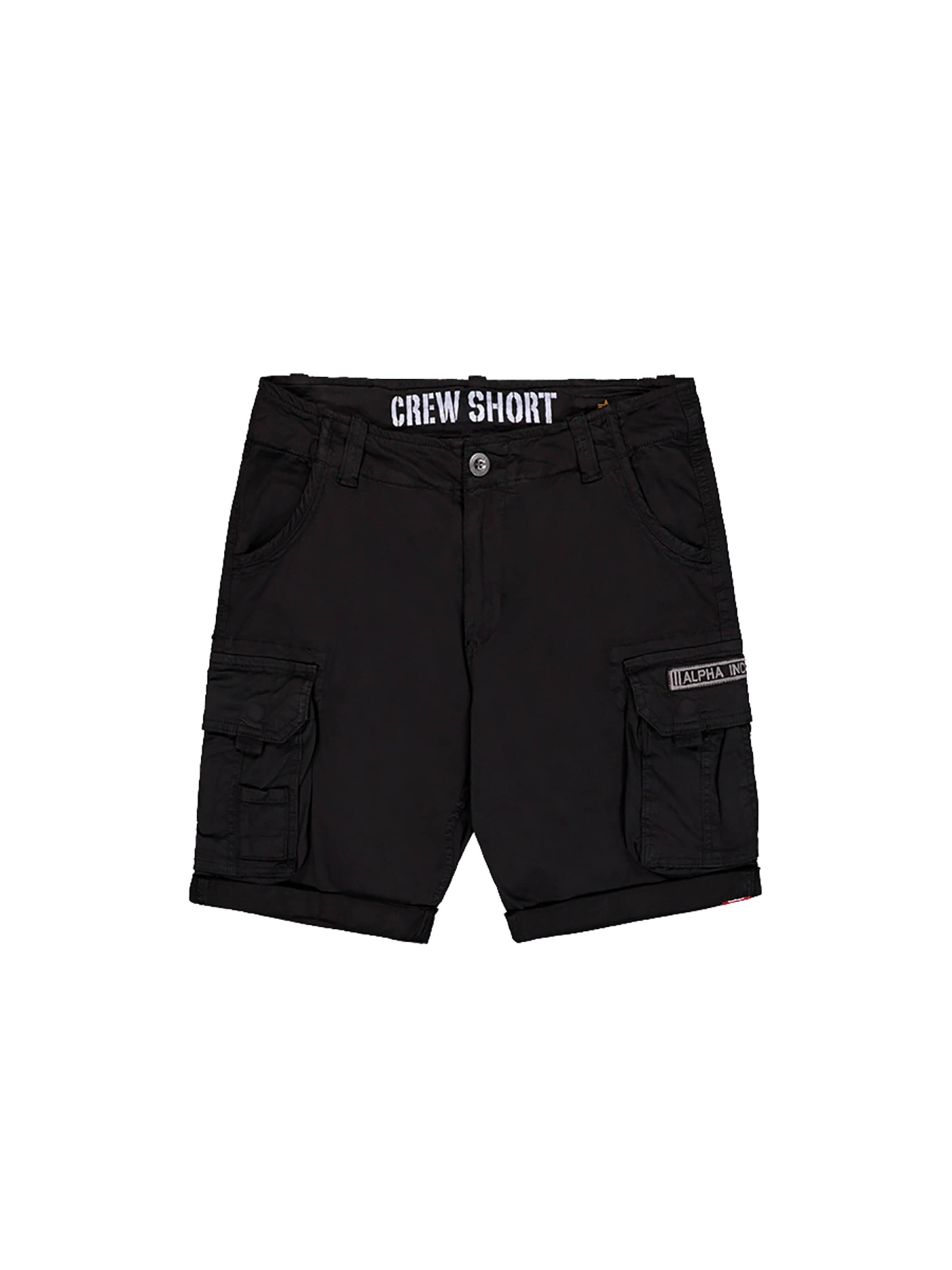 ALPHA INDUSTRIES Bojówki w kolorze czarny: przód