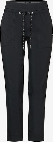 CECIL Regular Pants 'Tracey' in Black: front