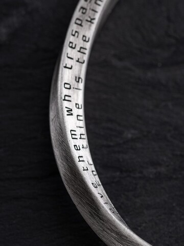 REYTEL Armband 'THE LORD'S PRAYER - OUR FATHER'‌‌‌ in Silber