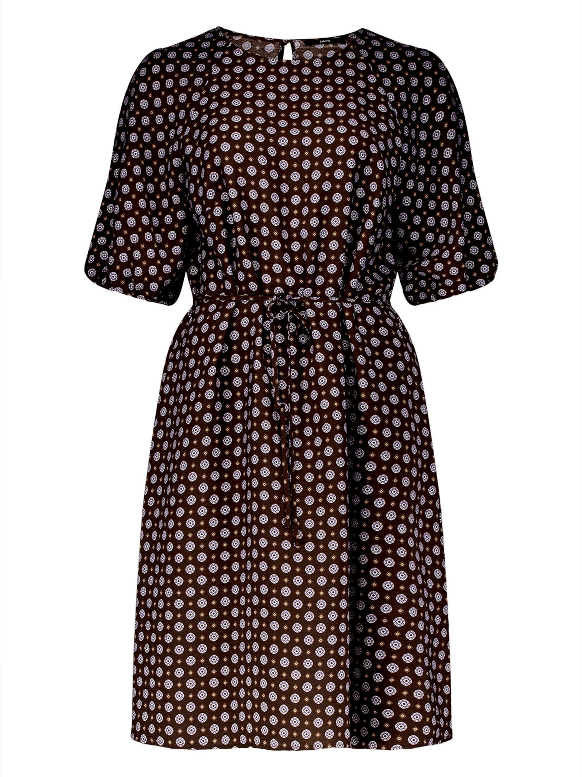 Robe de cocktail zero en marron : devant