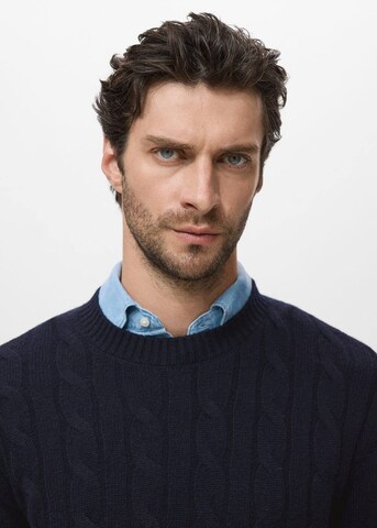 MANGO MAN Sweater 'Bimbo' in Blue