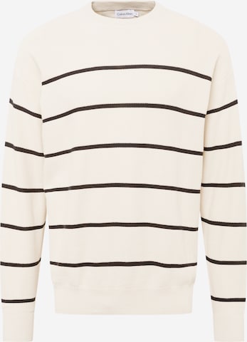 Calvin Klein Sweter w kolorze beżowy: przód