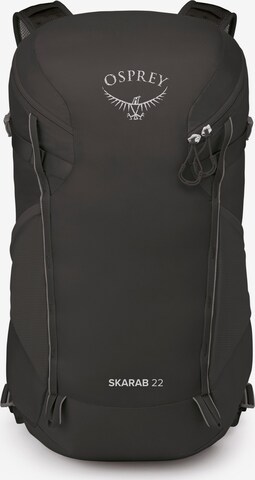 Osprey Sports Backpack 'Skarab 22' in Black: front