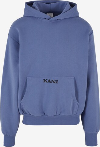 Sweat-shirt Karl Kani en bleu : devant