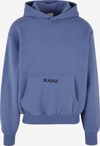 Sweat-shirt Karl Kani en bleu : devant